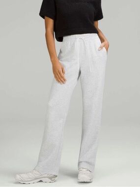 Lululemon Loungeful Straight Leg Pant Heathered Core Ultra Light Grey 6